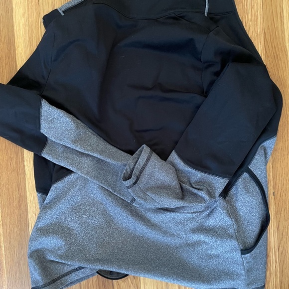 North Face‎ Womens Cinder 100 Athletic Full Zip Jacket Size Small Gray Black - Picture 5 of 7